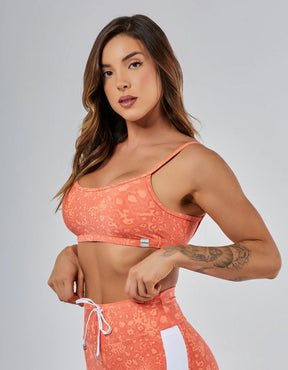 Top + Shorts Empina Invisível Flamingo
